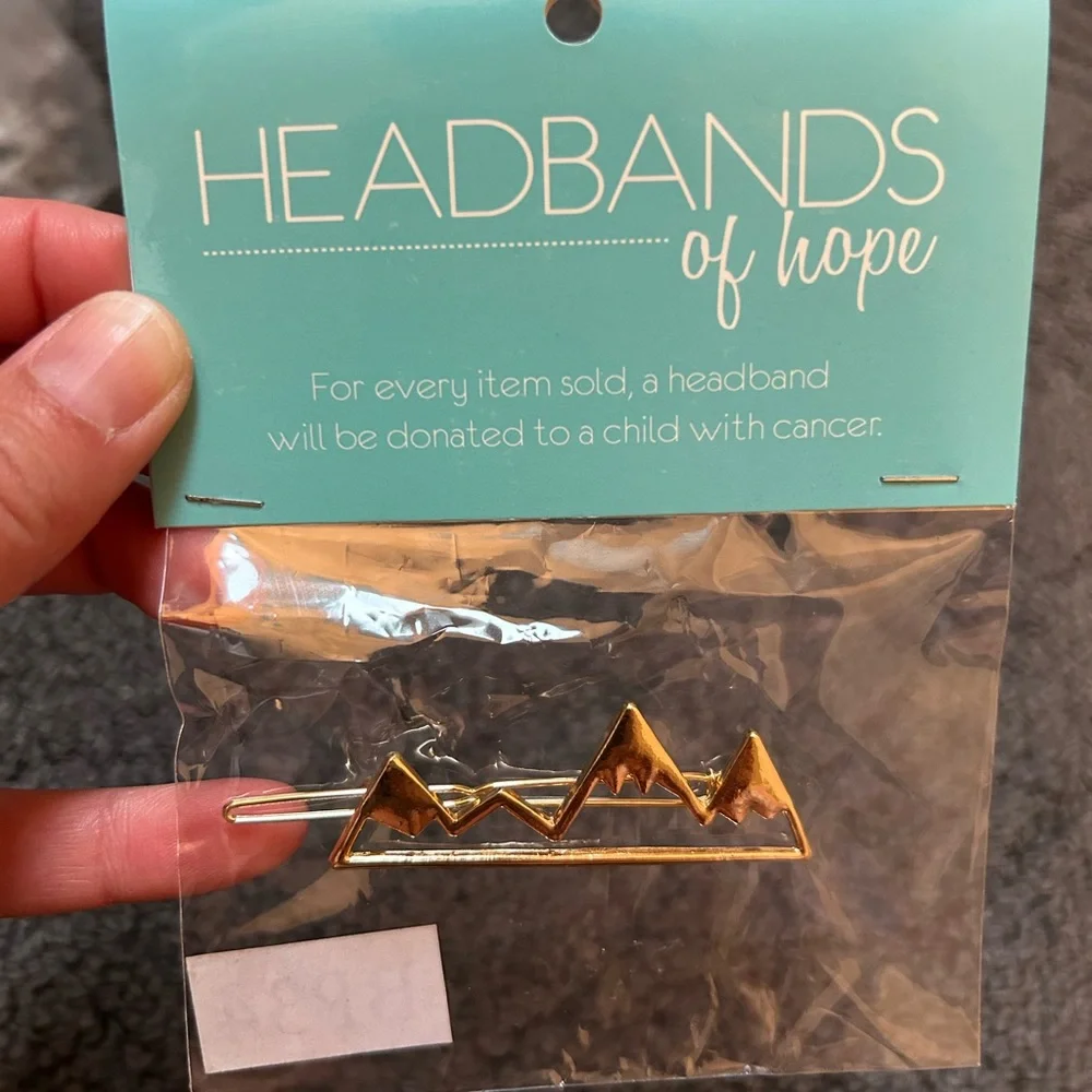 Gold Mountain hair clip